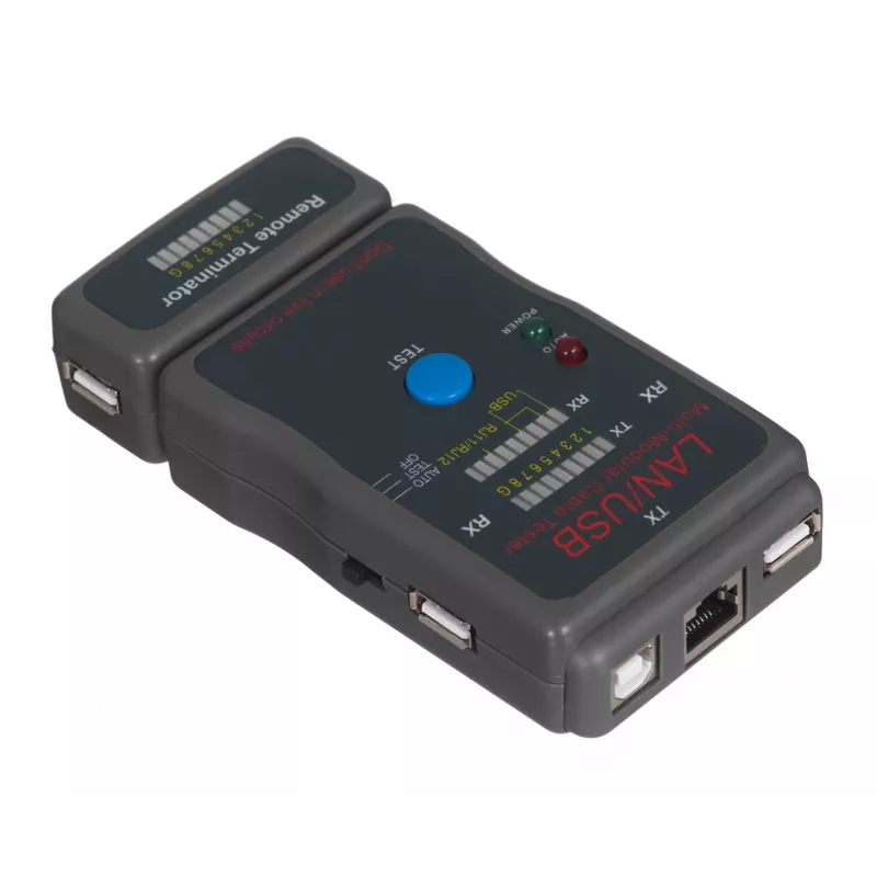 Cablexpert NCT-2 Tester kabli sieciowych Czarny