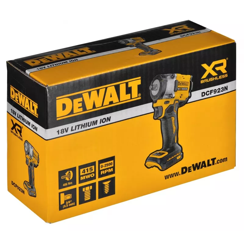 Klucz udarowy DeWALT DCF923N-XJ 3/8 cala 18V Wysoki moment obrotowy