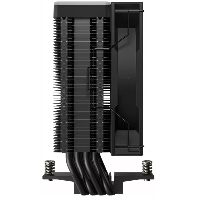 Wentylator DeepCool AG400 BK ARGB V2 120 mm Czarny — 120 mm wentylator chłodzenia procesora z łożyskiem hydraulicznym, obsługa wielu gniazd