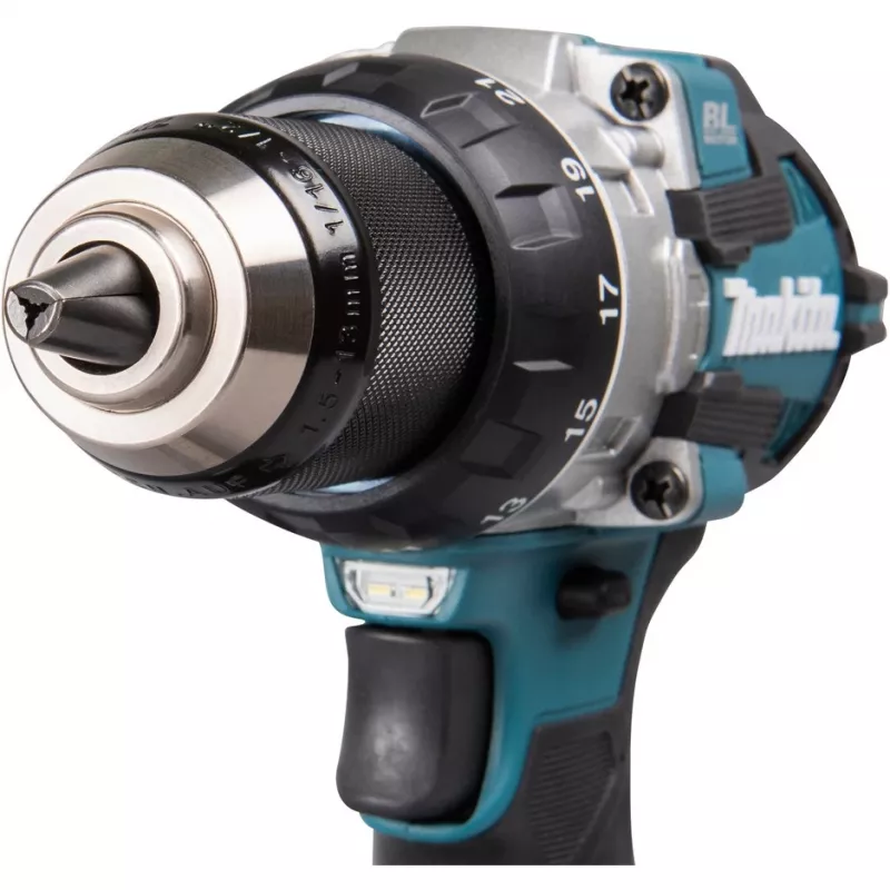 Wkrętarka/wiertarka udarowa Makita DHP489RTJ 1800 RPM Czarny, Niebieski