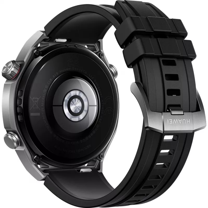 Huawei Watch Ultimate - Smartwatch z paskiem - Uwodorniona guma nitrylowa (HNBR) - Rozmiar nadgarstka: 140-210 mm - Wyświetlacz 3,8 cm (1,5 inch) - NFC, Bluetooth