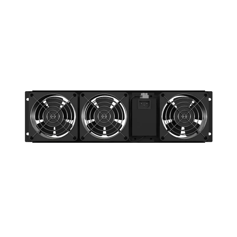 Panel wentylacyjny LANBERG AK-1506-B 19 cali z 3 wentylatorami 230V czarny