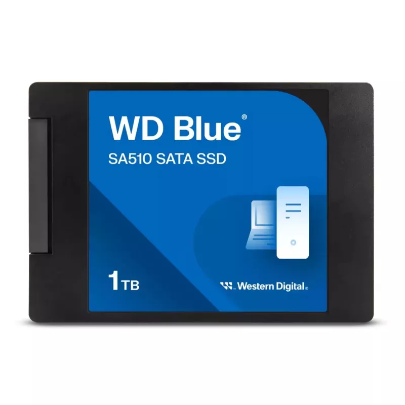 WD Niebieski SA510 - SSD - 1TB - wewnętrzny - 2.5 (6,4 cm) - SATA 6Gb/s (WDBB8H0010BNC-WRSN)