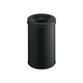 Waste Container Round Steel Czarny Durable 330601
