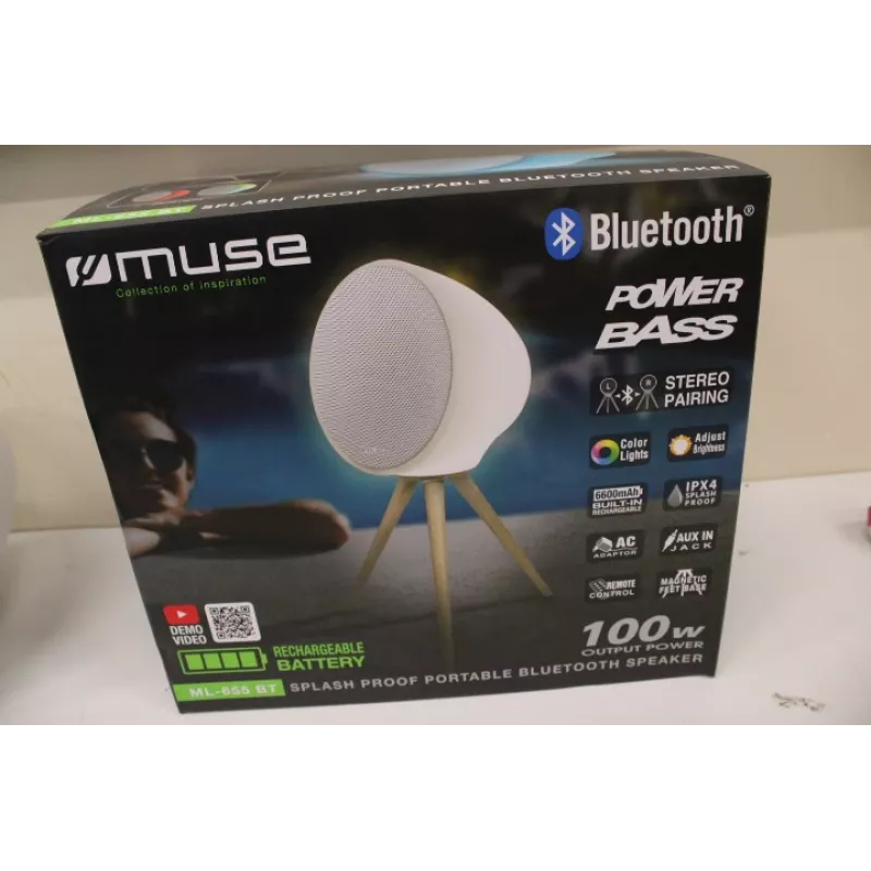 WYPRZEDAŻ. Przenośny głośnik Bluetooth Muse ML-655 BT