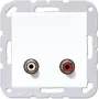 Gniazdo RCA JUNG MA A 1021 WW