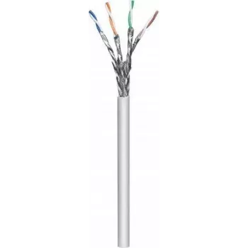 Intellinet Network Bulk Cat7 kabel, 23 AWG, Solid Wire, 100m, szary, miedź, S/FTP, LSZH, CPR-Dca Rated, Roll
