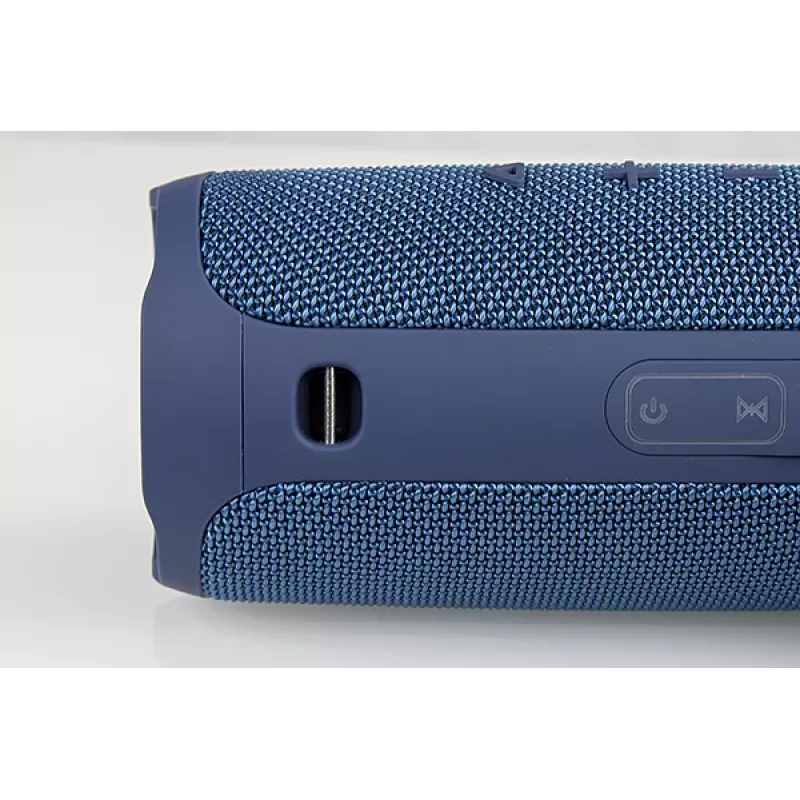 Głośnik przenośny MANTA SPK130GO BT — Bluetooth 5.0, TWS, FM, 10W RMS, akumulatorowy (czarny, 8×8×19 cm)
