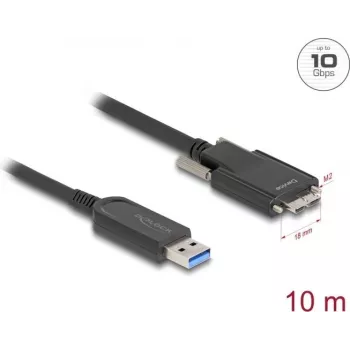 Aktywny kabel optyczny DeLOCK 83213 USB 10 Gb/s Typ-A na Micro-B 10 m