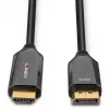 Kabel Lindy Active DisplayPort 1.4 na HDMI 8K60, 3 m, DisplayPort, HDMI, męski, męski, prosty