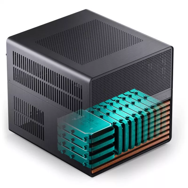 Jonsbo N5 obudowa NAS, E-ATX - czarna