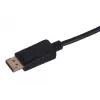Adapter kablowy wideo SAVIO DisplayPort na HDMI Typ A CL-56, 1,5 m, czarny