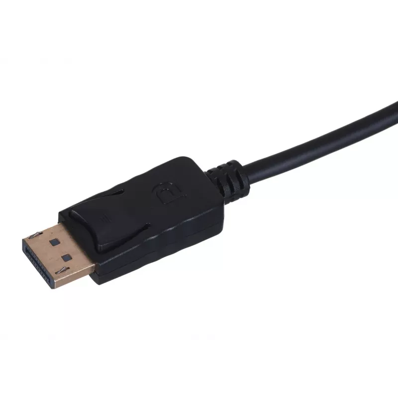 Adapter kablowy wideo SAVIO DisplayPort na HDMI Typ A CL-56, 1,5 m, czarny