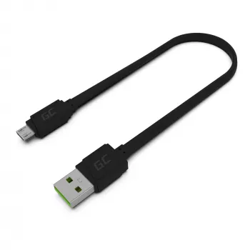 Matowy płaski kabel - USB-A do Micro-USB