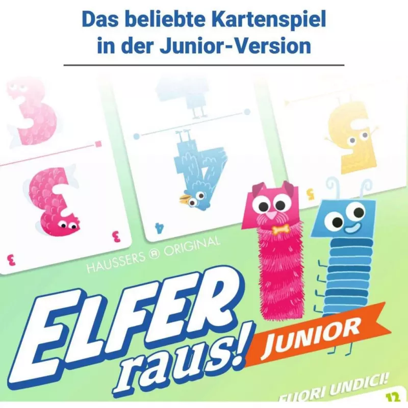 Elfer raus Junior, gra karciana