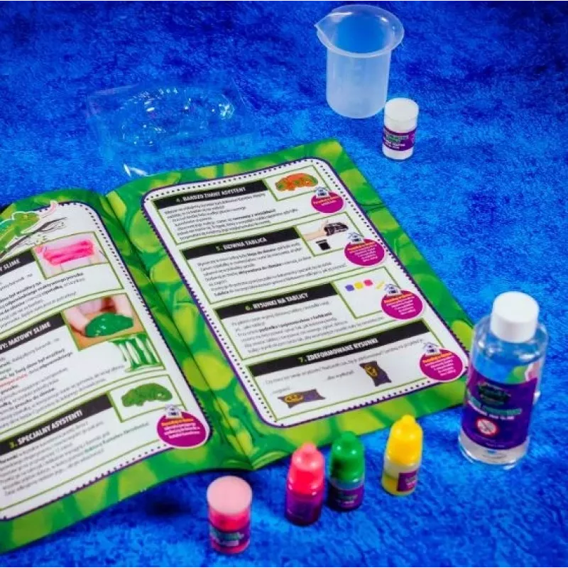 Liscianigiochi Zestaw Naukowy Crazy Science Slime Chameleon 304-PL89246 – edukacyjny zestaw do eksperymentów ze slime