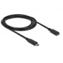 Kabel USB DeLOCK SuperSpeed USB 3.2 Gen 1 2m USB C Czarny