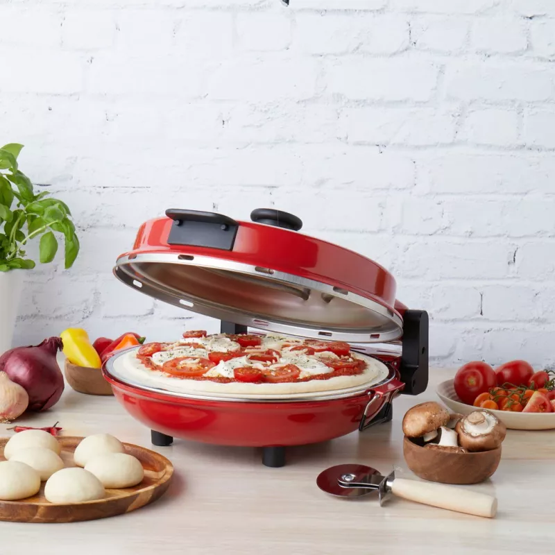 Maszynka do pizzy Petra PT5666VDE Bella Pizza 1200W powierzchnia nieprzywierająca, blatowy piec do pizzy