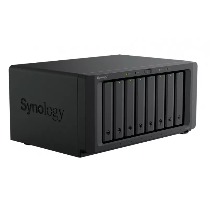 Synology DiskStation DS1825+ Serwer NAS/pamięć masowa Ryzen Embedded V1500B 8 GB DDR4 0 TB Czarny