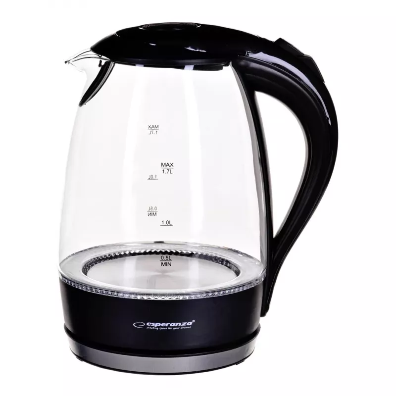 Esperanza - Czajnik elektryczny Nza Salto Angel EKK011K 2200W 1,7l Czarny (EKK011K)
