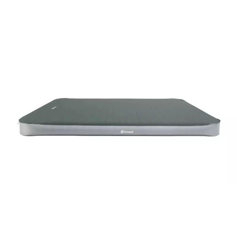 Podwójny materac powietrzny Outwell 400152 — 1380×2070×120 mm, poliester, zielony/szary