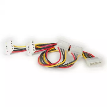 Kabel Y ROLINE 4-pin HDD / 4x 4-pin HDD (90°) (11.03.1003)