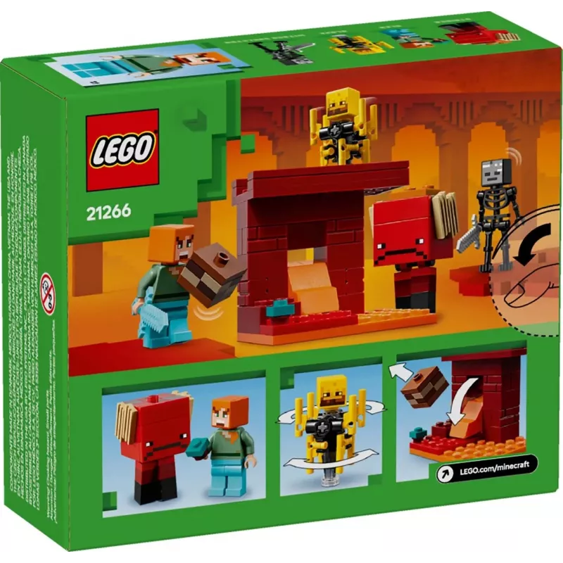 LEGO MINECRAFT 21266 Bitwa lawowa w Netherze