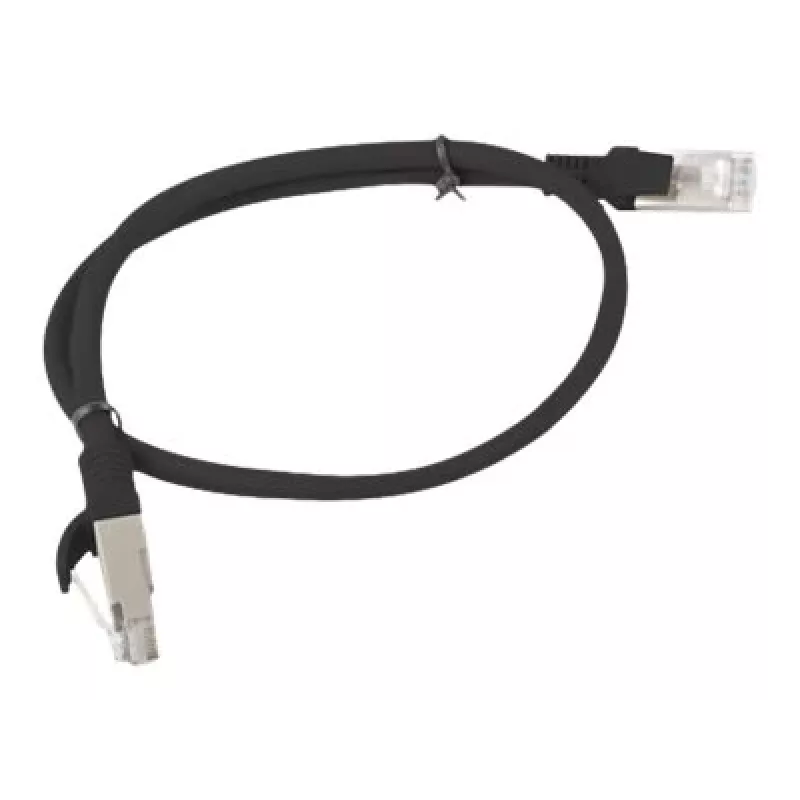 Kabel sieciowy LANBERG PCU5-10CC-0500-BK Cat5e U/UTP RJ-45 — 5 m, czarny, przewód CCA