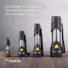 Varta Day Light Key Chain Light - Schlüsselanhänger-Blinklicht - Aluminium - Schwarz - ABS Synthetik - Aluminium - Gummi - LED - 1 Lampen - 12 lm