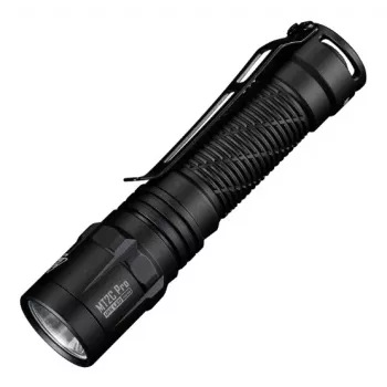 Latarka ręczna Nitecore MT2C Pro, kompaktowa aluminiowa LED, ładowana przez USB, min. 50 lm, wodoszczelna do 2 m, wstrząsoodporna, 117,5 mm, 64 g, czarna