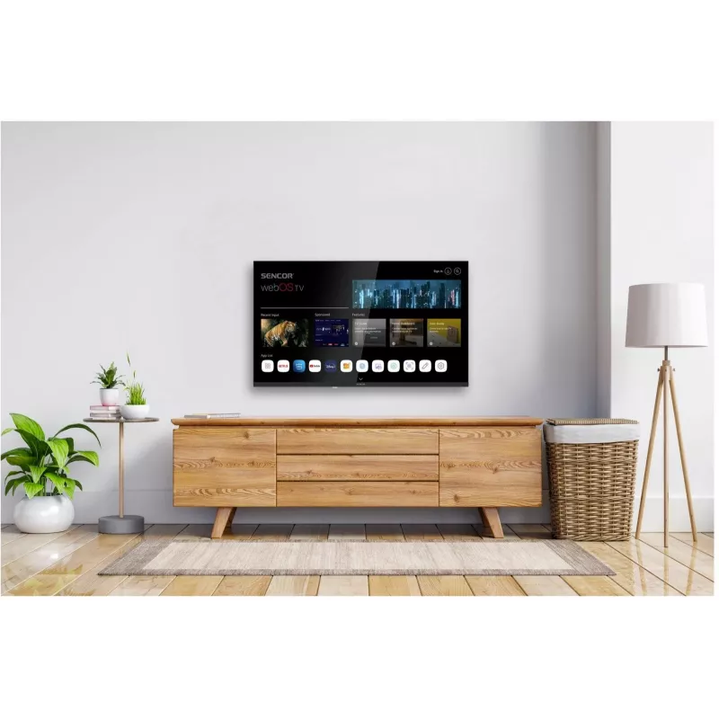 LED SMART TV SENCOR SLE 32S803B 32 cale webOS HD 1366×768, HDR10, Wi‑Fi, Bluetooth, DVB‑T/T2/C/S/S2, 3×HDMI, 2×USB