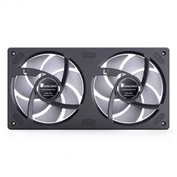 Wentylator chłodzący Jonsbo ZB-240 240mm ARGB PWM czarny — konstrukcja Infinity Mirror