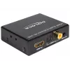 HDMI Stereo / 5.1 Channel Audio Extractor 4K, Adapter czarny