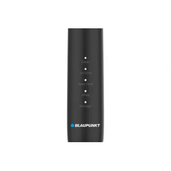 Szczoteczka elektryczna BLAUPUNKT DTS201BK — soniczna, ładowalna, czarna, minutnik 2-min, wbudowana bateria 5V