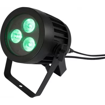 Lampa LED PAR EUROLITE 3x8W QCL Spot — 3x8W RGB COB LED, kompaktowy reflektor PAR