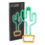 Neon dekoracyjny LED MANTA SNL07GN zielono-żółty kaktus