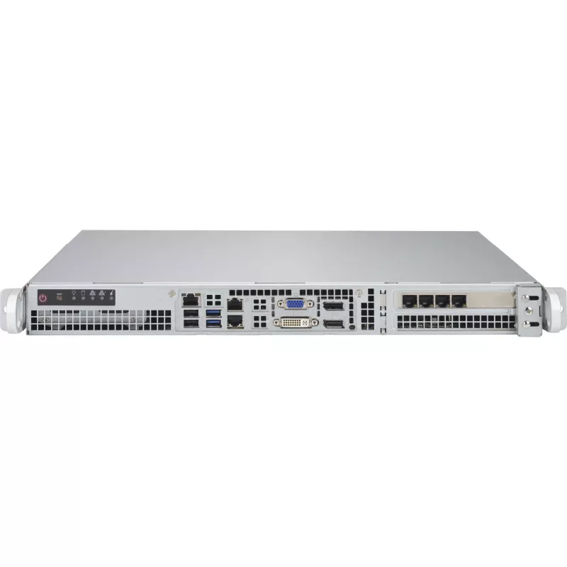 Supermicro - SuperChassis 515-R407 - Rack Mount 1U STD i WIO MB 2 x 2,5 diody LED 4 x wentylatory PWM 2 x wentylatory do chłodzenia AOC zasilacz 400 W 43 x 437 x 429 mm