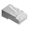 Złącze przewodowe LANBERG RJ-45 PLS-5000EZ, Cat5e, F/UTP (FTP), szary, 100 szt.