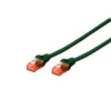 Kabel sieciowy Digitus CAT 6 U/UTP RJ-45 3m Zielony