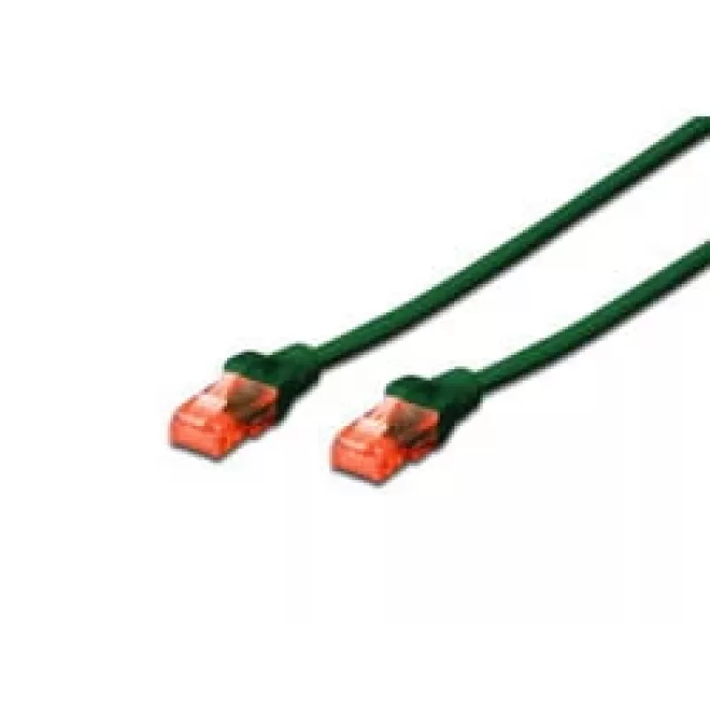 Kabel sieciowy Digitus CAT 6 U/UTP RJ-45 3m Zielony