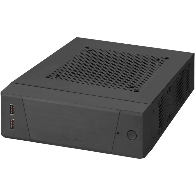 SilverStone MILO ML10 - USFF - Mini-ITX - bez zasilacza - Czarny - USB/Audio (SST-ML10B)