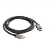 Lanberg CA-DPHD-20CU-0018-BK przejściówka kabel wideo 1.8 m DisplayPort HDMI Type A (Standard) Czarny, Srebrny