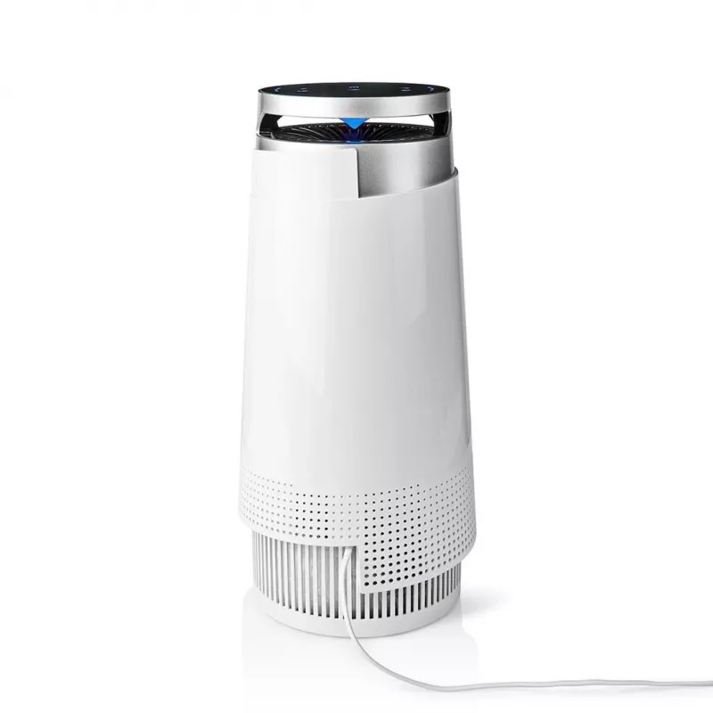 Nedis AIPU100CWT oczyszczacz powietrza 20 m² 50 dB 35 W Czarny, Biały
