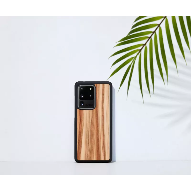 Etui na telefon man and wood dla Samsung Galaxy S20 Ultra — cappuccino Czarny