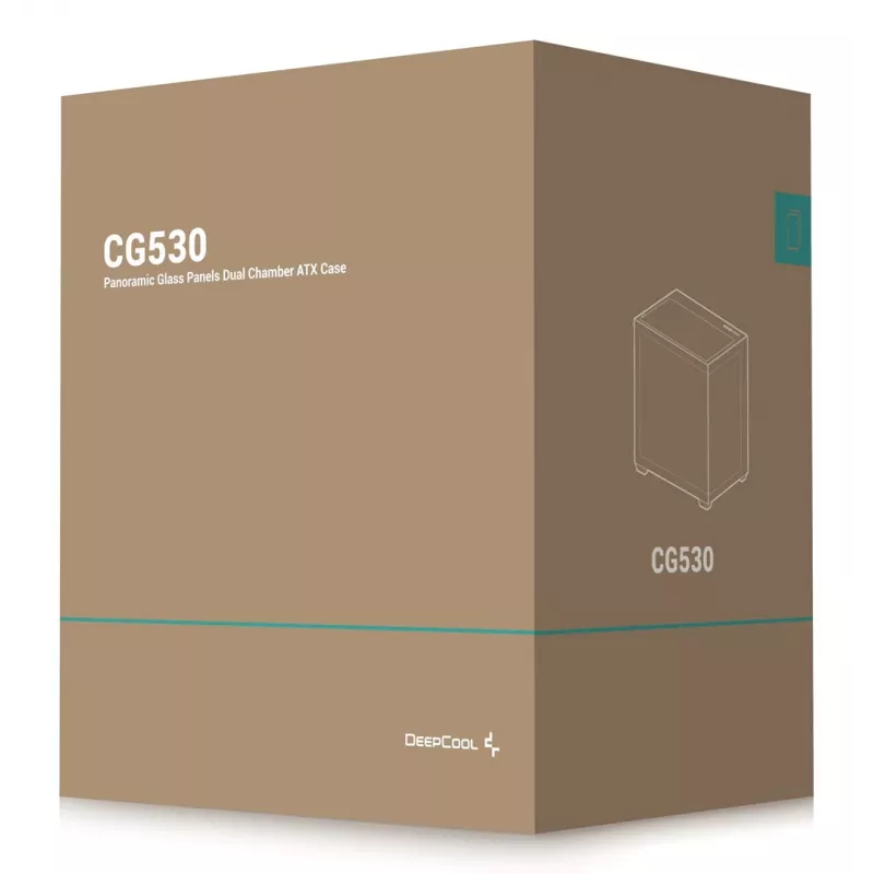Obudowa DeepCool CG530 Midi Tower Czarna