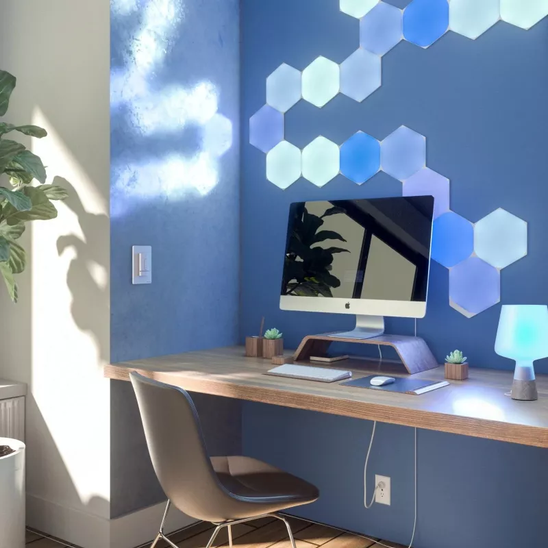 Inteligentny przełącznik bezprzewodowy Nanoleaf N4400C02-1BUT — zasilany bateriami, konfigurowalne sterowanie inteligentnym oświetleniem i urządzeniami