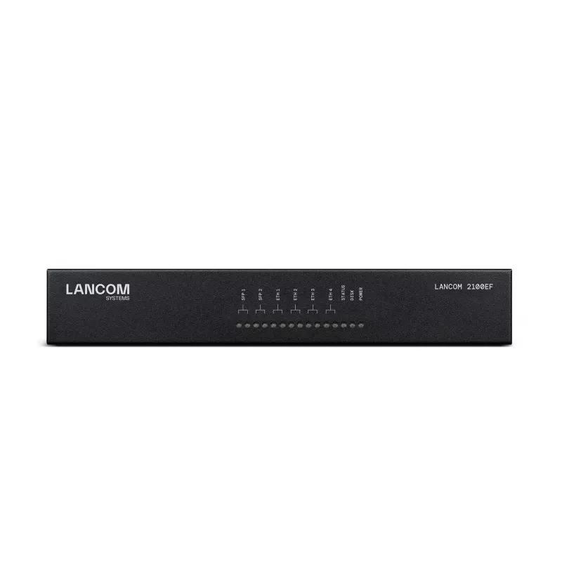 LANCOM 2100EF - SD-WAN Gateway - z włóknem i Ethernetem - 1GbE, 2.5GbE - 1U - zarządzany w chmurze - Montaż na biurku/w racku (61109)