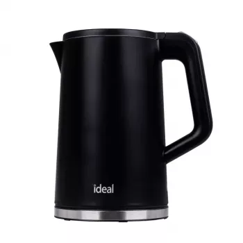 Czajnik IDEAL 1,7 l, korpus stalowy, moc 1500 W, czarny