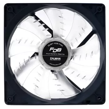 Zalman ZM-F3 FDB(SF) system chłodzenia do komputera Wentylator do obudowy 12 cm Czarny, Transparentny