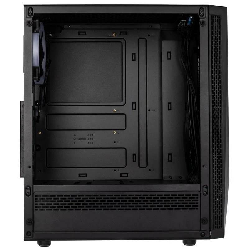 Kolink VOID RGB Obudowa wieżowa RGB Czarna Wentylator LED Okno Filtr przeciwkurzowy PC E